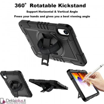 Smūgiams atsparus 360 dėklas su dirželiu (Xiaomi Redmi Pad 2 (11)